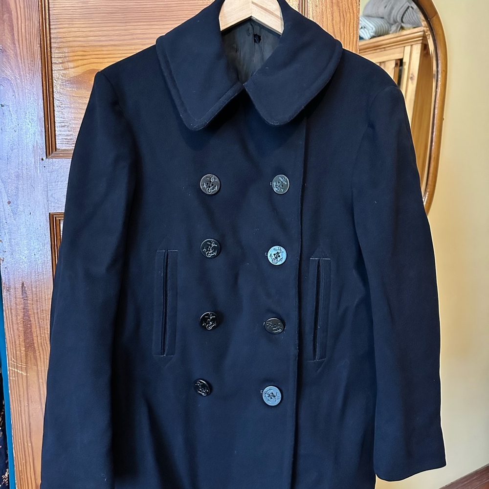 Vintage 1940's Navy Peacoat
